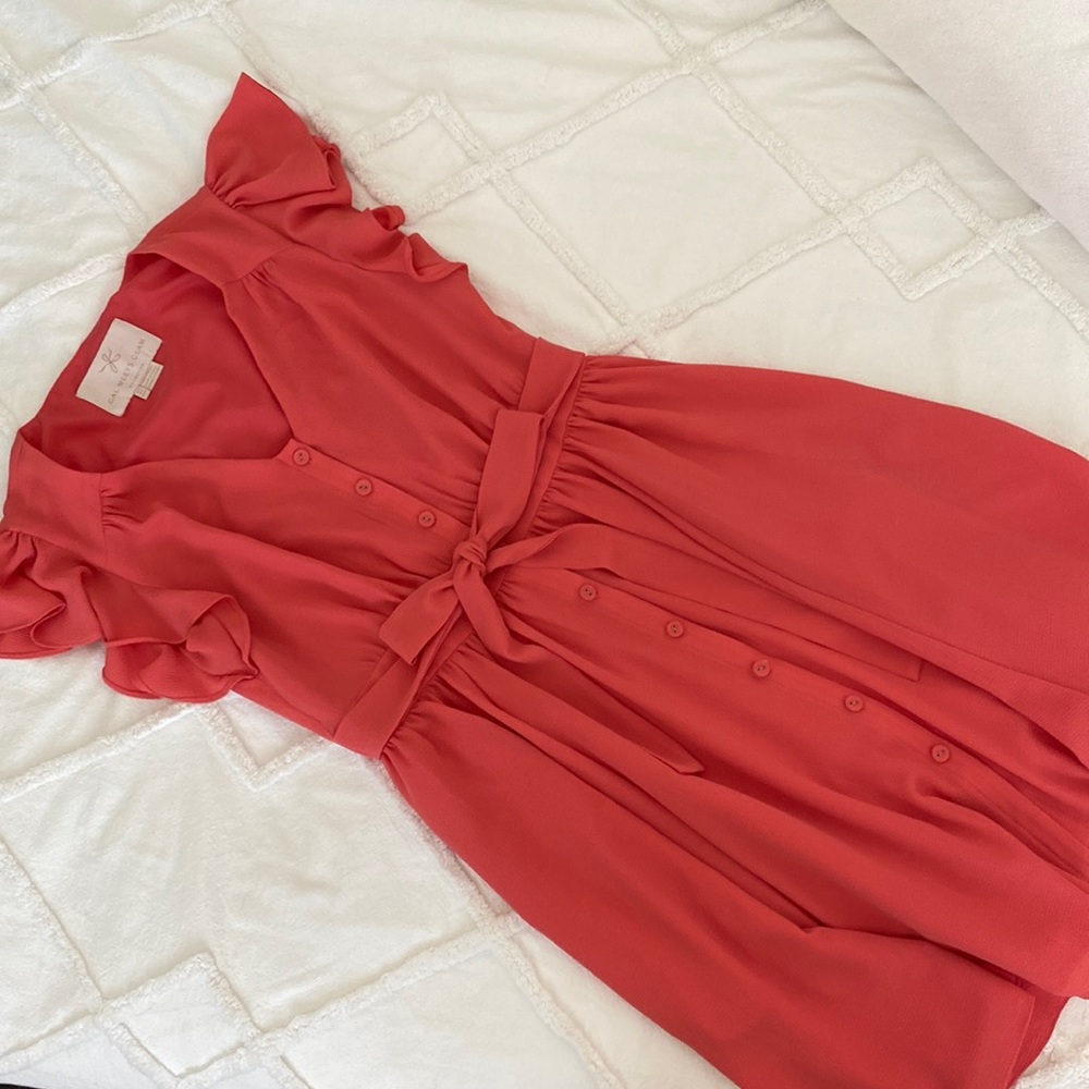 Gal Meets Glam Bree Dress with functional buttons and pockets!